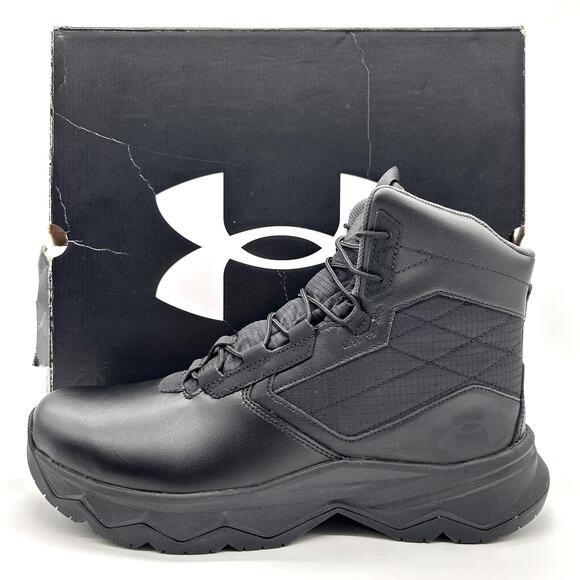 Under Armour UA Stellar G2 6" Boots Mens Size 12 Tactical Work 3025578 Shoes - Picture 1 of 9